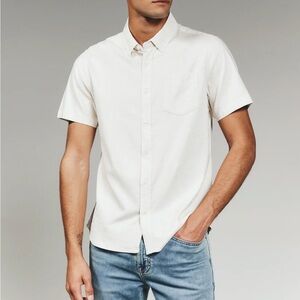 7 Diamonds Bradhurst White Linen Men's Shirt